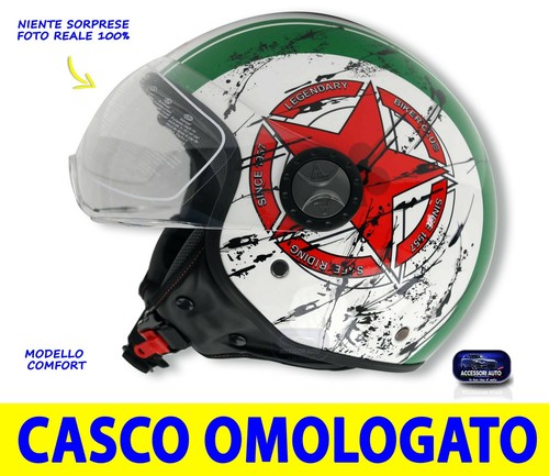 Casco jet moto scooter - jet,