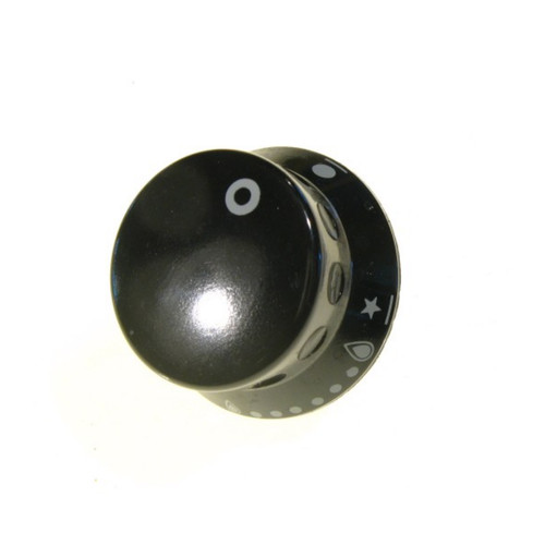 Manopola nera cucina piano