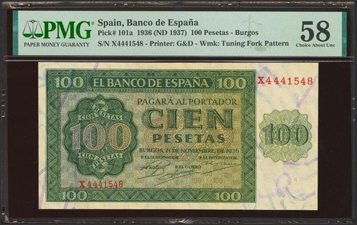 100 pesetas novembre 1936 - 100,