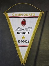 gagliardetto da campo Campionato AC MIlan vs Brescia Calcio 13/01/2002