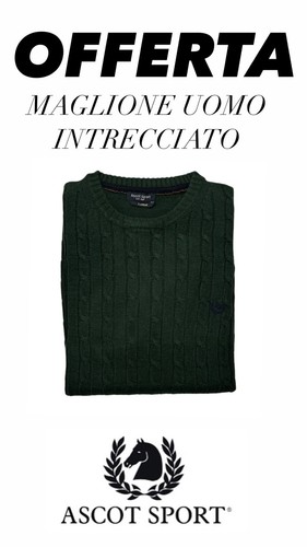 Maglione pullover intrecciato - maglione,