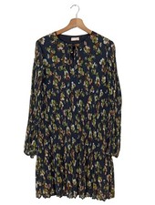 LIU JO Abito a maniche lunghe Donna Abito Taglia IT 40 blu-cachi-marrone