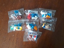 Lotto Stock 7 Sorprese Sorpresine Kinder K02 2002 (4 con cartina) 