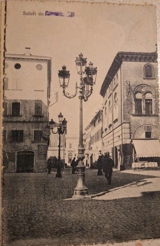 Cartolina saluti mirandola - saluti, da