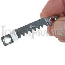 58mm Alfamacchine Zinco Pozzi Press Fix 3kg Appendino Seghettato Cornice Quadro Tela