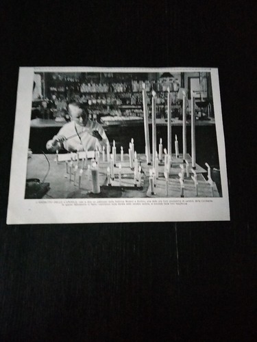 1934 produzione candele - candele, in
