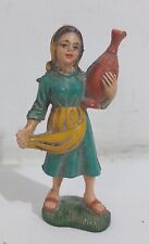 I123909 Pastorello Presepe - statuina in plastica 40/9 - Donna con anfora - 9 cm