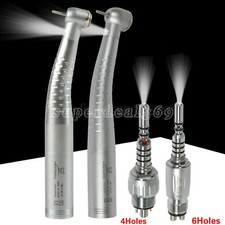 Manipolo turbina Fiber optic Dentale Attacco rapido LED 4/6 holes quick coupler