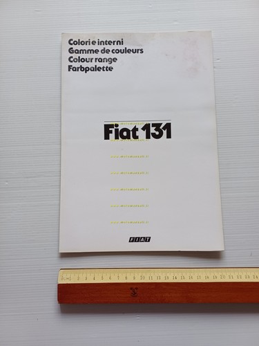 Fiat 131 cartella - , e
