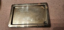 Piattino vassoietto porta oggetti biglietti da visita antico prob argento 