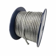 Dyneema SK75 argento 10 mm corda ad alta resistenza 12 fili - lunghezza selezionata