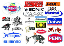 Adesivi pesca vinile impermeabile antisbiadimento tackle box, veicoli, uomo grotta