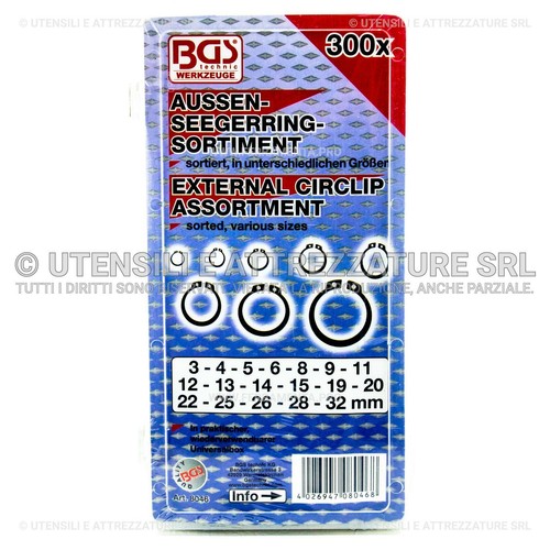 Kit assortimento 300 anelli - assortimento,