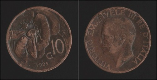 Centesimi 1925 ape - 10,