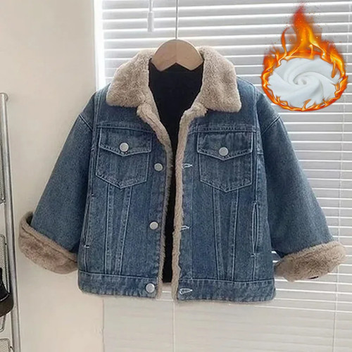 Giacche denim spesse bambina