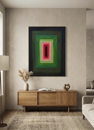 Quadro moderno dipinto mano - moderno,