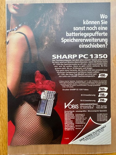 Sharp 1350 computer - sharp, pc