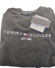 felpa tommy hilfiger uomo nera