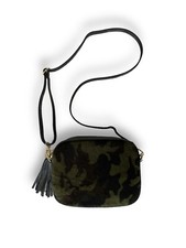 BORSA DONNA A TRACOLLA IN CAVALLINO LEOPARDATO VERA PELLE MEDIA