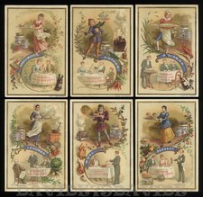 LIEBIG - S 319 - UNI 324 - MENU' DEL PRANZO NORMALE - Ed. FRANCESE