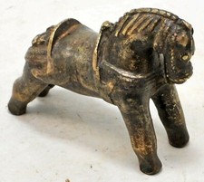Antico Ottone Cavallo Statuina