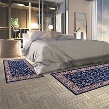 PERSIAN X - TAPPETO CLASSICO ORIENTALE PERSIANO PARURE SCENDILETTO - 2079 BLU