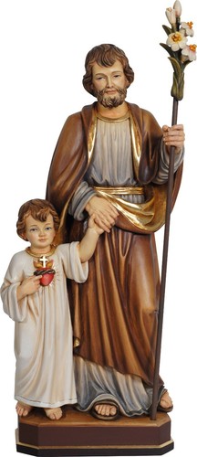 Statua san giuseppe con - statua,