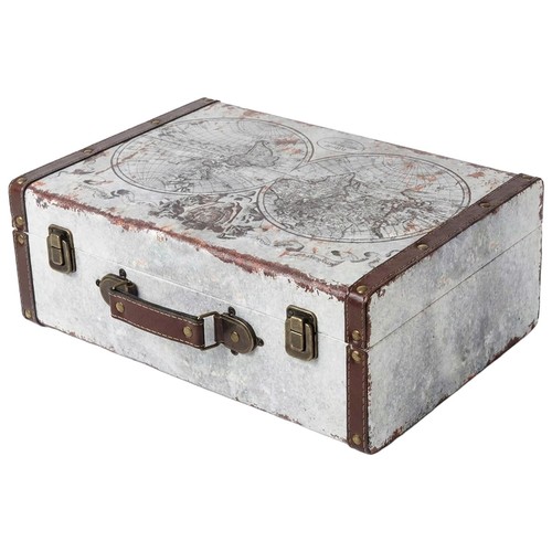 Hmf valigia decorativa vintage - valigia,