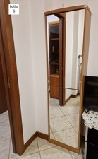 Scarpiera alta con anta a specchio