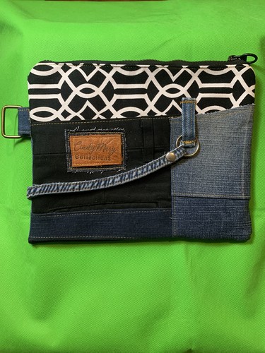 Borsa pochette denim - , blu