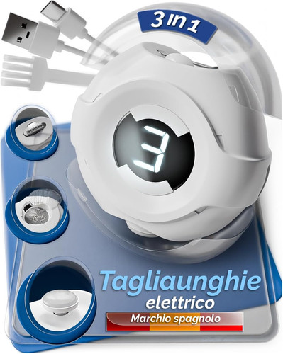 Tagliaunghie elettrico 1 - elettrico, 3