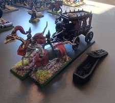 Warhammer Vampire  Counts - Black Coach Metal Painted.