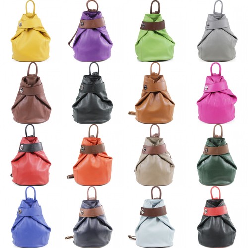 Zaino donna pelle vera - ,