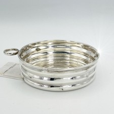 Sottobottiglia da tavola in argento sheffield silver plated con porta tappo 