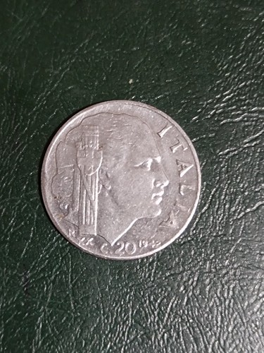 Moneta italia regno 20 - moneta,