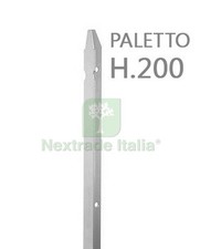 10PZ PALI IN FERRO ZINCATO PER