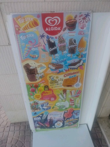 Tabella insegna gelati - insegna, algida