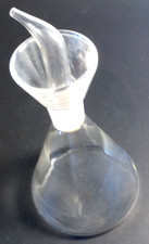 ANTICA BOTTIGLIETTA /PROVETTA FARMACIA IN VETRO SOFFIATO CON BECCO IN VETRO