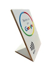 Stand NFC Recensioni Google SMART Bancone Personalizzabile Ristorante Bar Logo