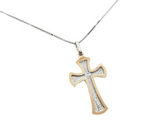 Crucifix Cross Necklace Men