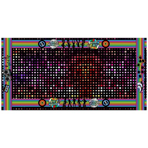 Disco party tablecloth - disco,