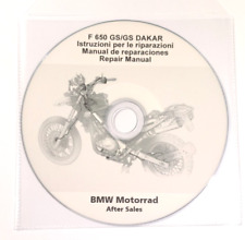 CD MANUALE OFFICINA Istruzioni per riparazioni BMW F 650 GS GS DAKAR Anno 2000*