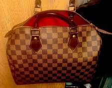 Borsa a mano Louis Vuitton Damier Azur Speedy 30 N41533 LV originale 146583
