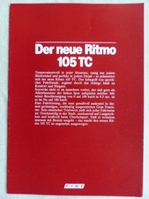 Fiat Ritmo 105 TC brochure