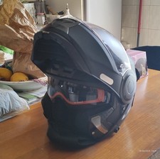 LS2 FF902 Casco Moto Modulare - Nero Opaco, Taglia XS