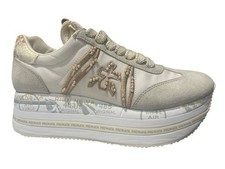 sneakers Premiata  donna Beth 7375 BEIGE CON PERLE N° 36 37 39