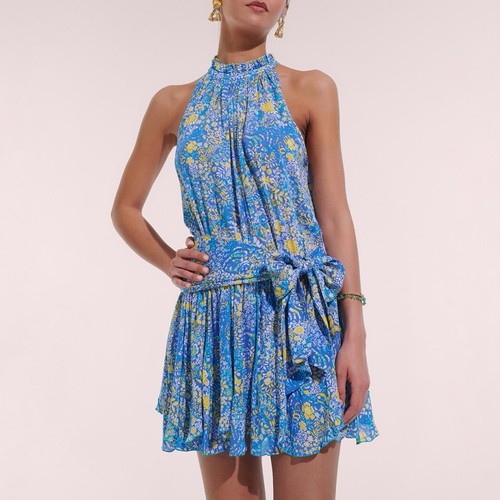 Poupette barth blu floreale - poupette,