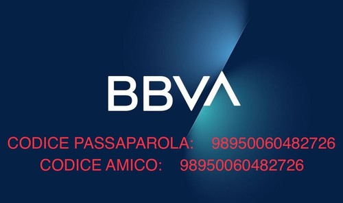 Bbva codice passaparola - codice,