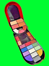 DEBORAH FIORE FUTURISTA TROUSSE MAKE UP VINTAGE FUORI PRODUZIONE DA COLLEZIONE