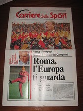 AS ROMA LIVERPOOL PROGRAMMA PROGRAMME FINAL EUROPEAN CUP COPPA CAMPIONI 1984